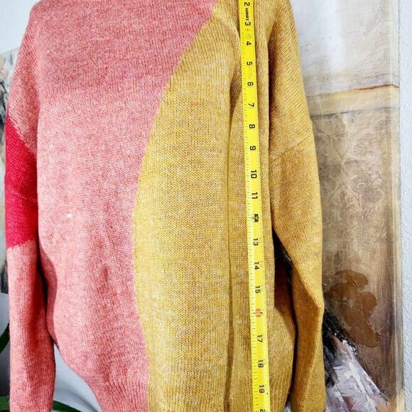 NEW with Tag HEM and THREaD knitted sweater size L Multicolor - Picture 12 of 12